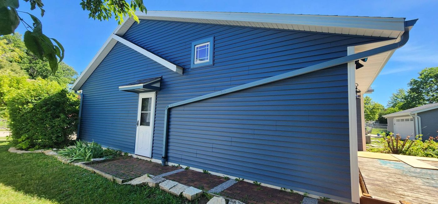 Blue siding project, Milwaukee